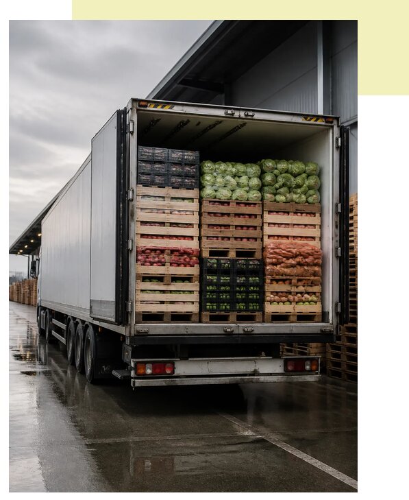 Перевозка плодоовощной продукции в Пушкина по цене от 5409 р. | Агросервис-Пшн